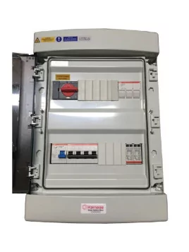 Caja de protección contra sobretensiones trifásica de 25 A CA